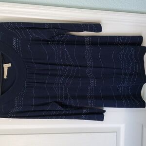 Choices, Made in America, size Medium blue dressy top.